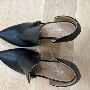 NWOB**Christian Siriano Black Mules for Women